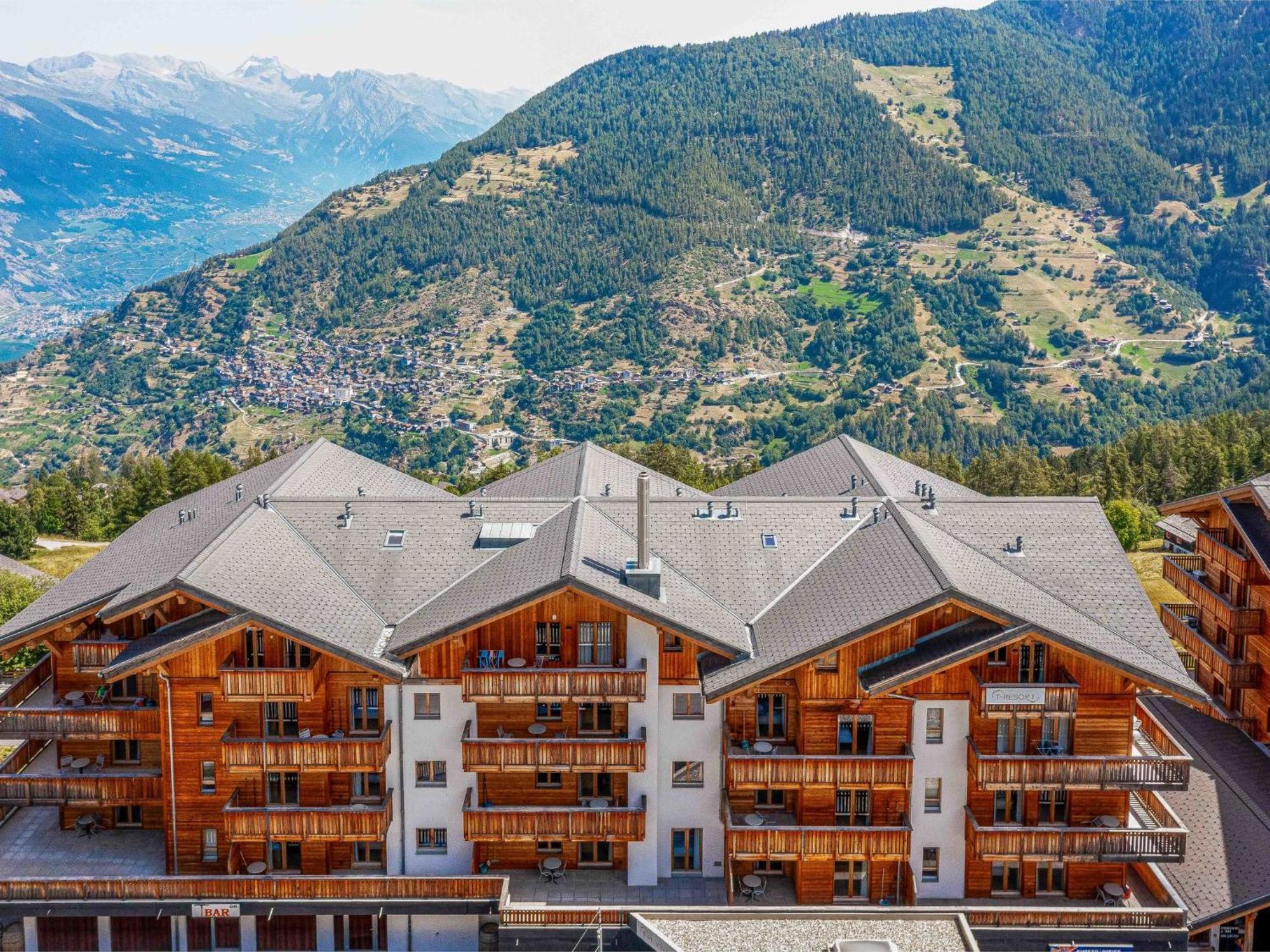 Apartment T-Resort La Tzoumaz 3P6 Vue Vallee By Interhome Exterior foto